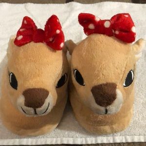 Kids The Original Classic Rudolf (girl) slippers.